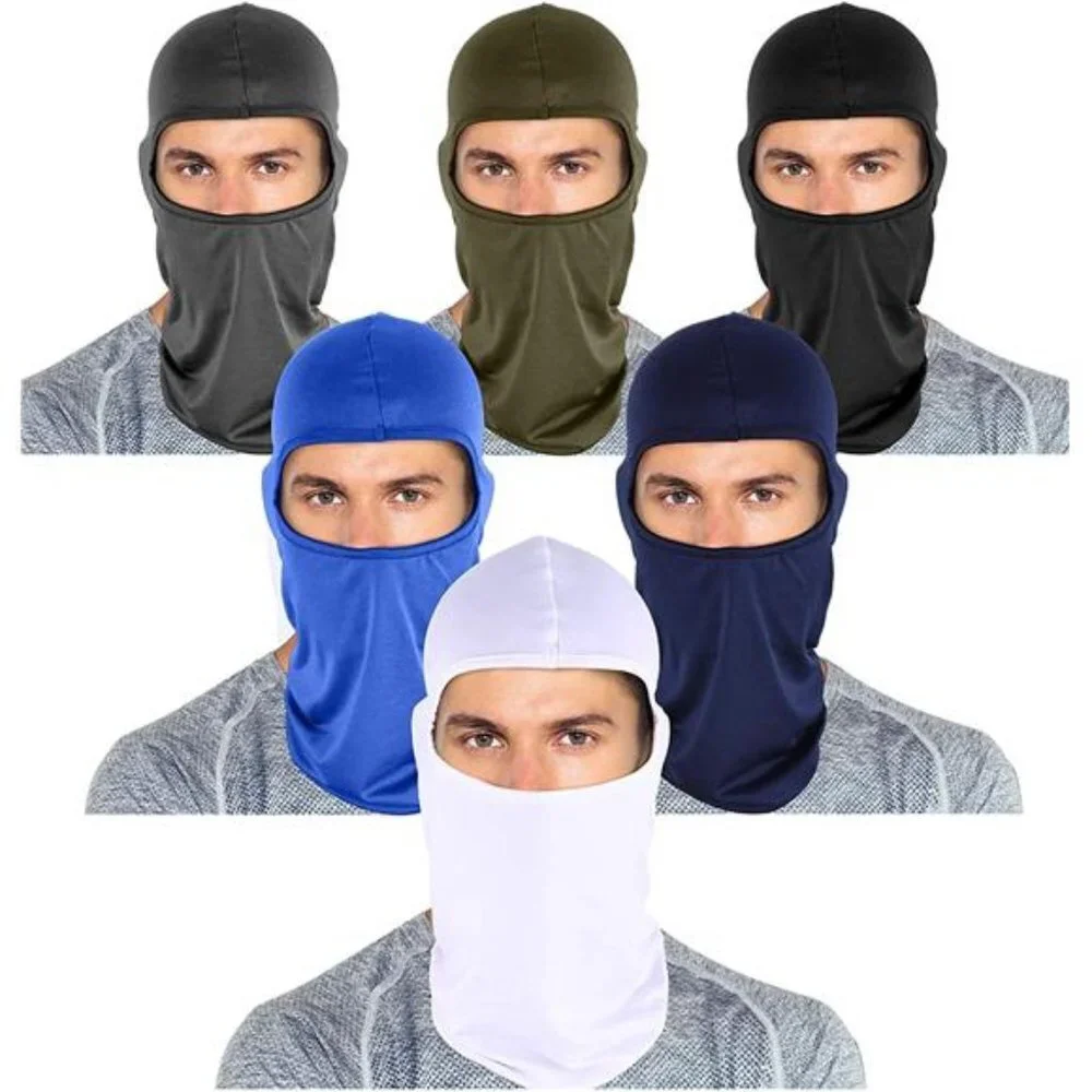 Balaclava Winter Windproof Face Mask Full Face Cover Polyester Ice Silk